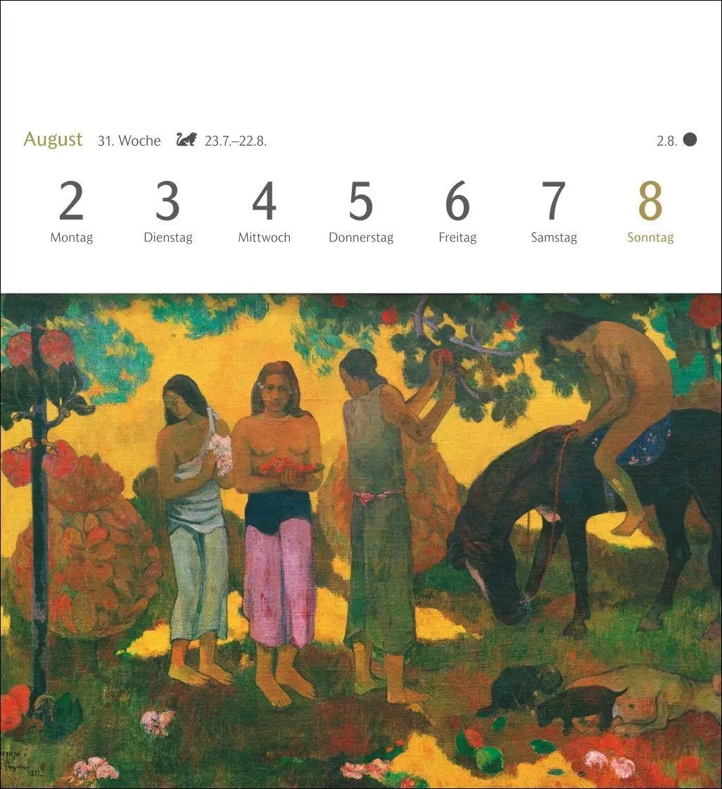 Bild: 9783840038167 | Kunstgenuss Postkartenkalender 2027 - Kalender mit 53 Kunstpostkarten