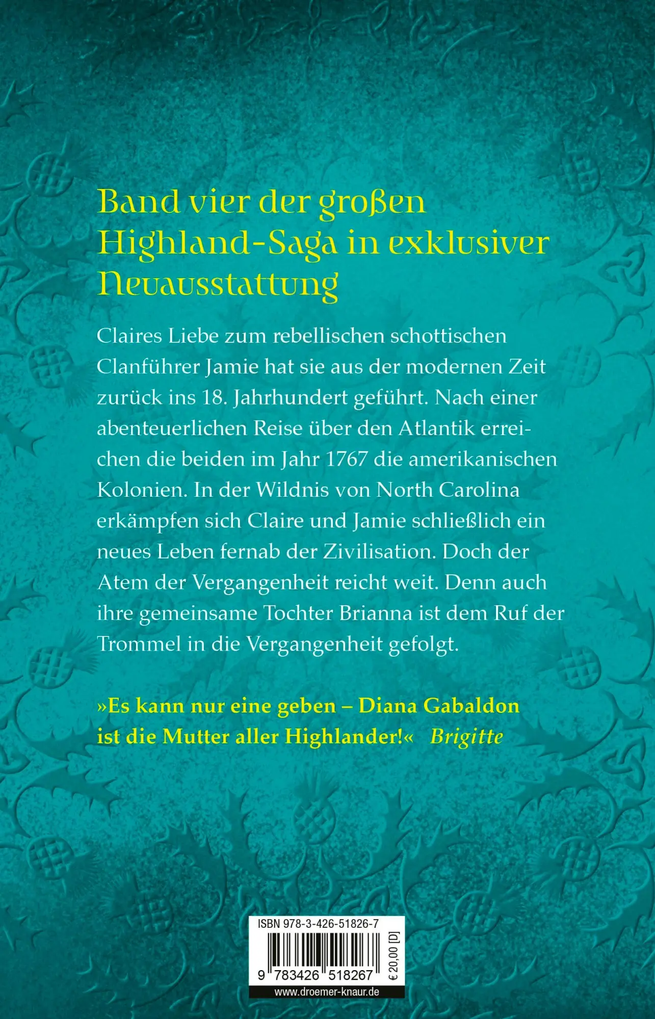 Rückseite: 9783426518267 | Outlander - Der Ruf der Trommel | Diana Gabaldon | Taschenbuch | 2017