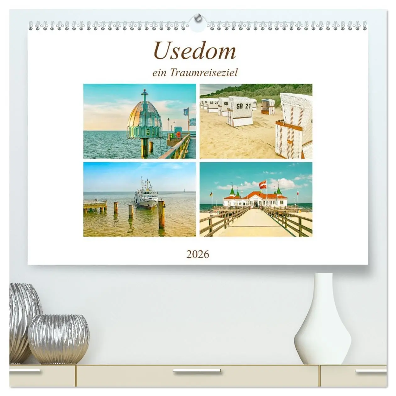 Cover: 9783457448267 | Usedom - ein Traumreiseziel (hochwertiger Premium Wandkalender 2026...