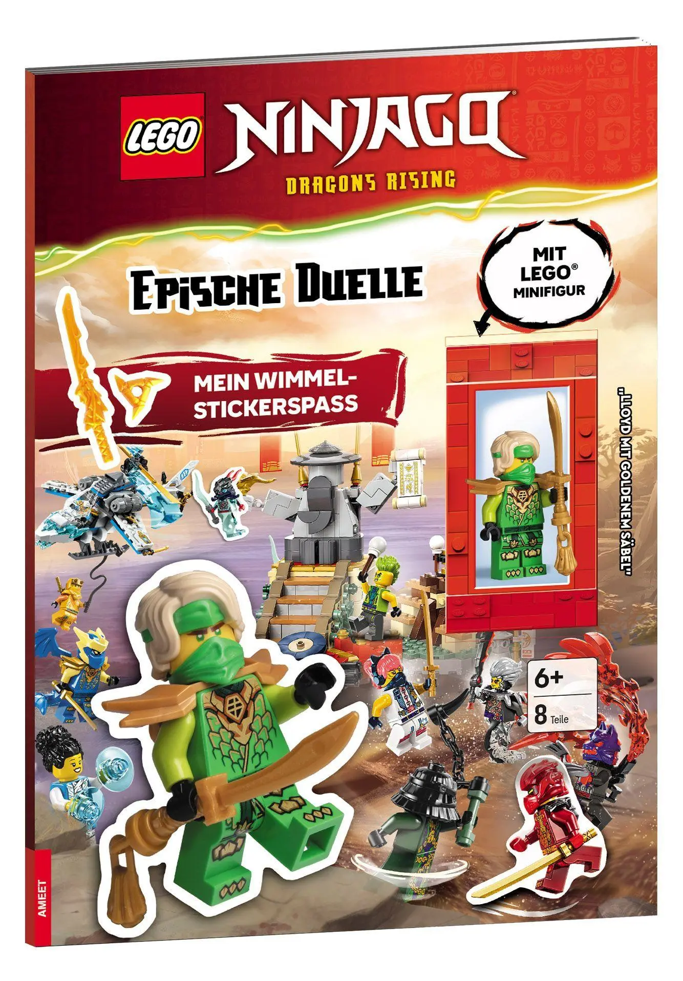 Cover: 9788325348267 | LEGO® NINJAGO® - Epische Duelle - Mein Wimmel-Stickerspaß | Buch