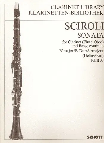Cover: 9790001098267 | Sonata Bb major | Gregorio Sciroli | Buch | 1990 | Schott Music