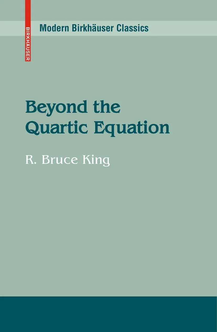 Cover: 9780817648367 | Beyond the Quartic Equation | R. Bruce King | Taschenbuch | viii