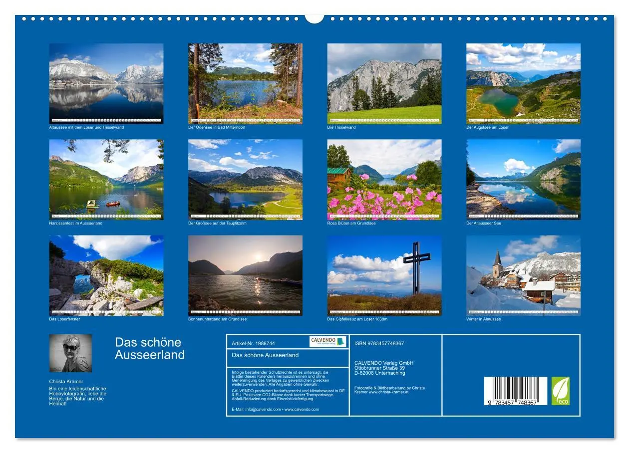 Bild: 9783457748367 | Das schöne Ausseerland (hochwertiger Premium Wandkalender 2026 DIN...