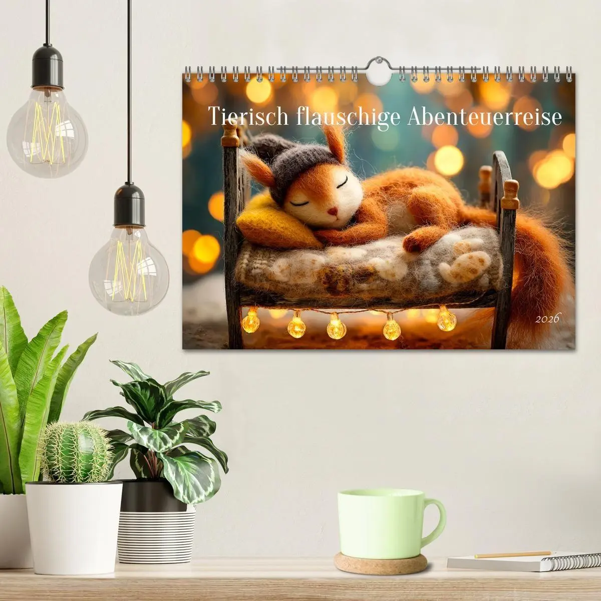 Bild: 9783516698367 | Tierisch flauschige Abenteuerreise (Wandkalender 2026 DIN A4 quer),...