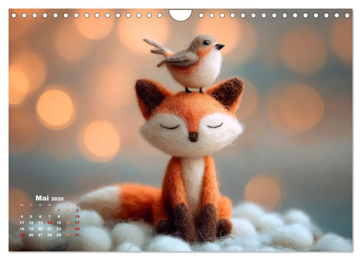 Bild: 9783516698367 | Tierisch flauschige Abenteuerreise (Wandkalender 2026 DIN A4 quer),...