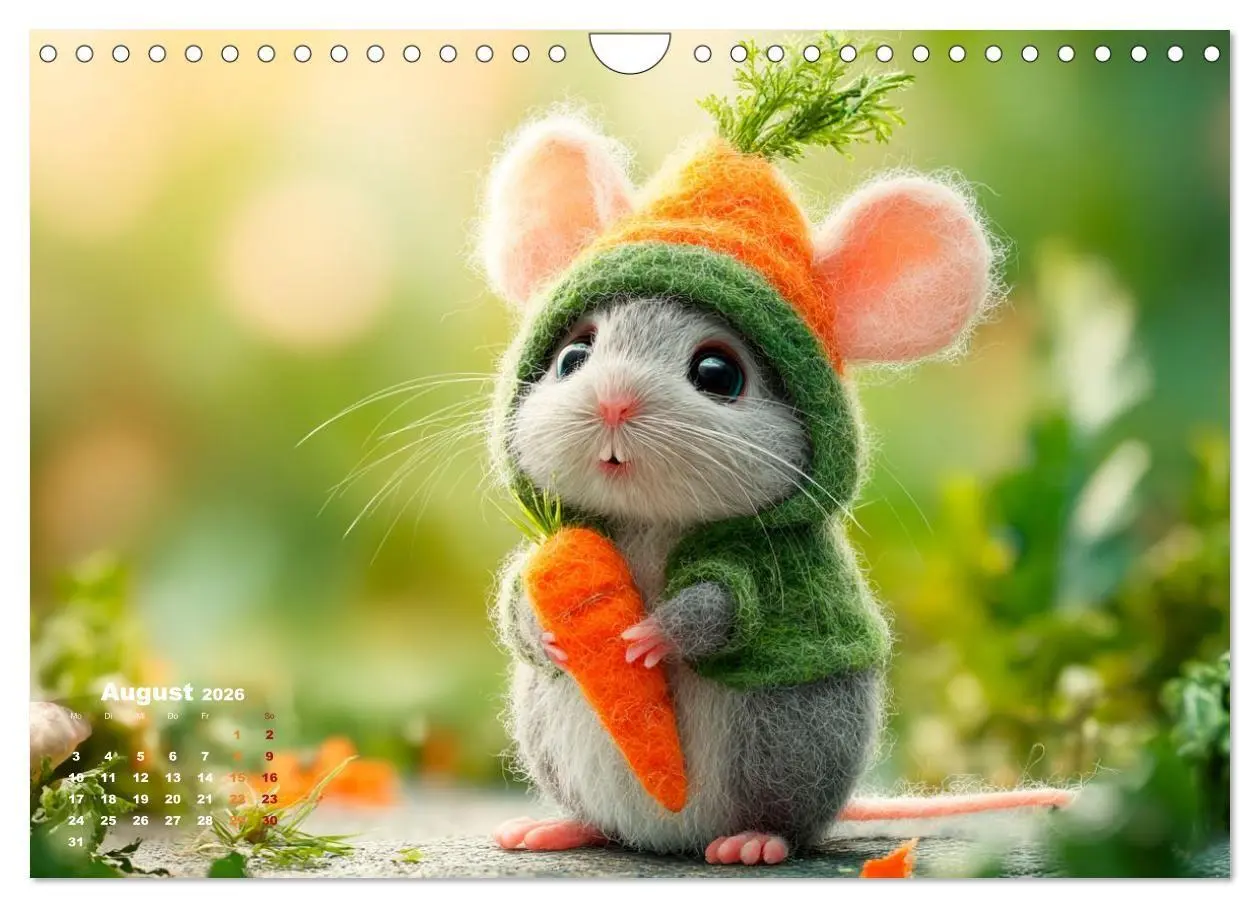 Bild: 9783516698367 | Tierisch flauschige Abenteuerreise (Wandkalender 2026 DIN A4 quer),...