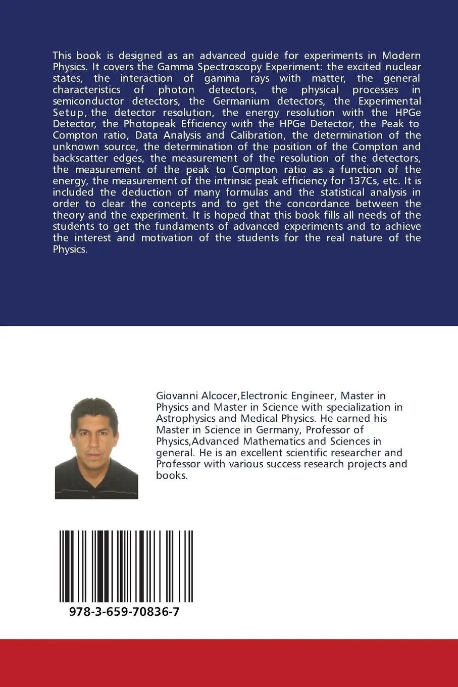 Rückseite: 9783659708367 | Gamma Spectroscopy: Theory, Experiment and Statistics | Alcocer | Buch