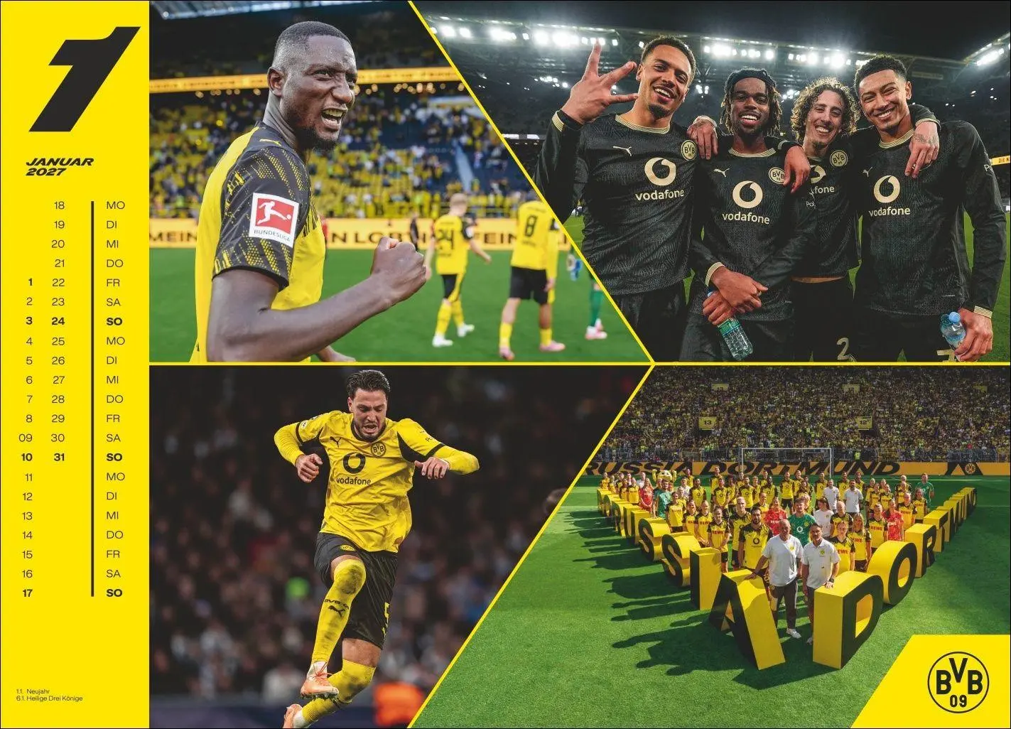 Bild: 9783756418367 | BVB Edition Kalender 2027 | Heye | Kalender | Bundesliga Kalender Heye