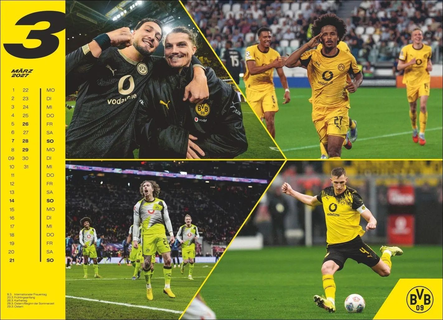 Bild: 9783756418367 | BVB Edition Kalender 2027 | Heye | Kalender | Bundesliga Kalender Heye