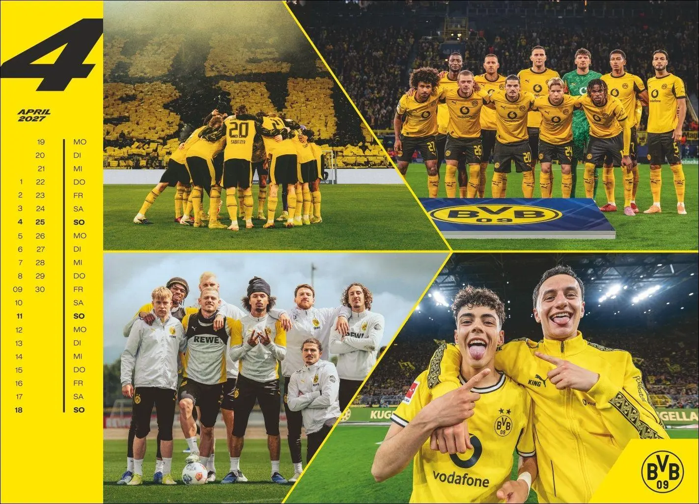Bild: 9783756418367 | BVB Edition Kalender 2027 | Heye | Kalender | Bundesliga Kalender Heye
