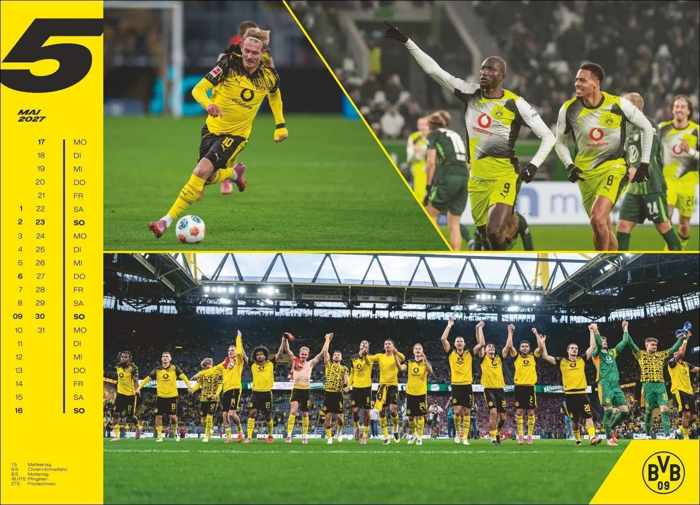 Bild: 9783756418367 | BVB Edition Kalender 2027 | Heye | Kalender | Bundesliga Kalender Heye