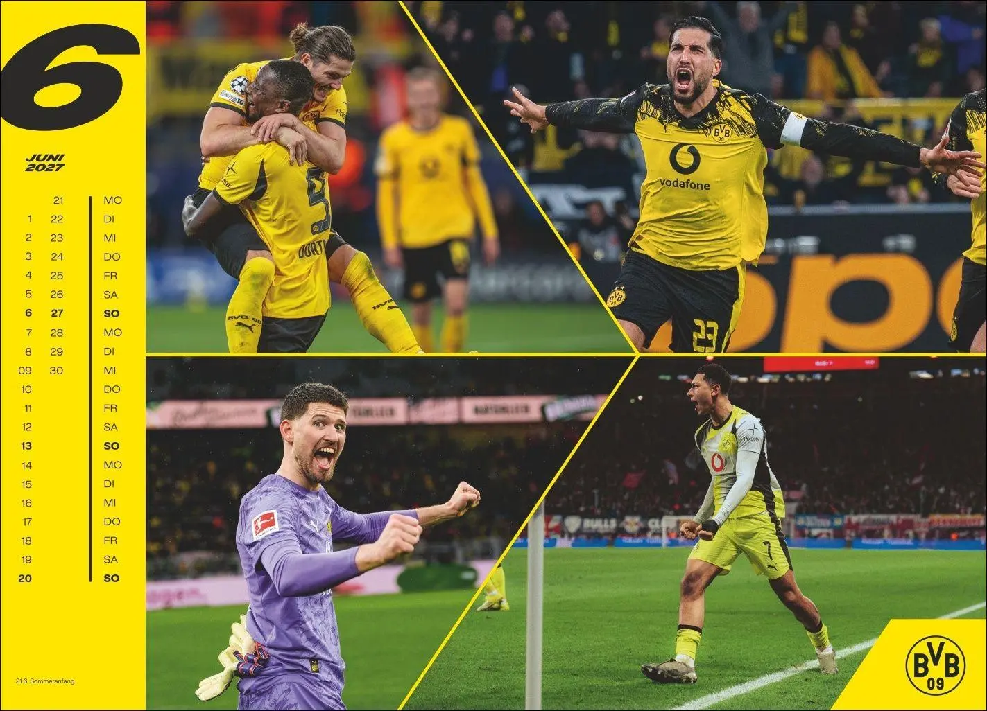 Bild: 9783756418367 | BVB Edition Kalender 2027 | Heye | Kalender | Bundesliga Kalender Heye