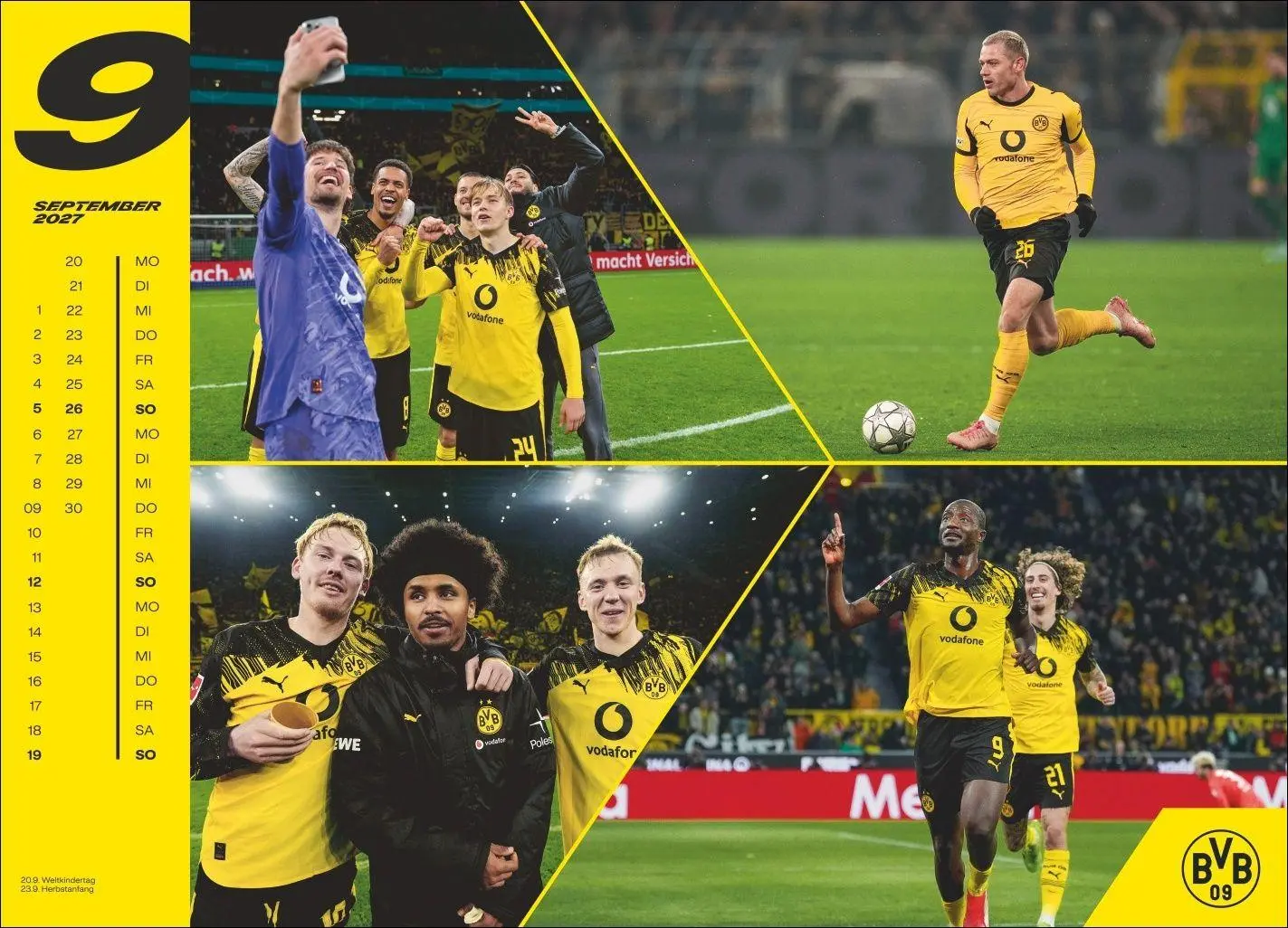 Bild: 9783756418367 | BVB Edition Kalender 2027 | Heye | Kalender | Bundesliga Kalender Heye