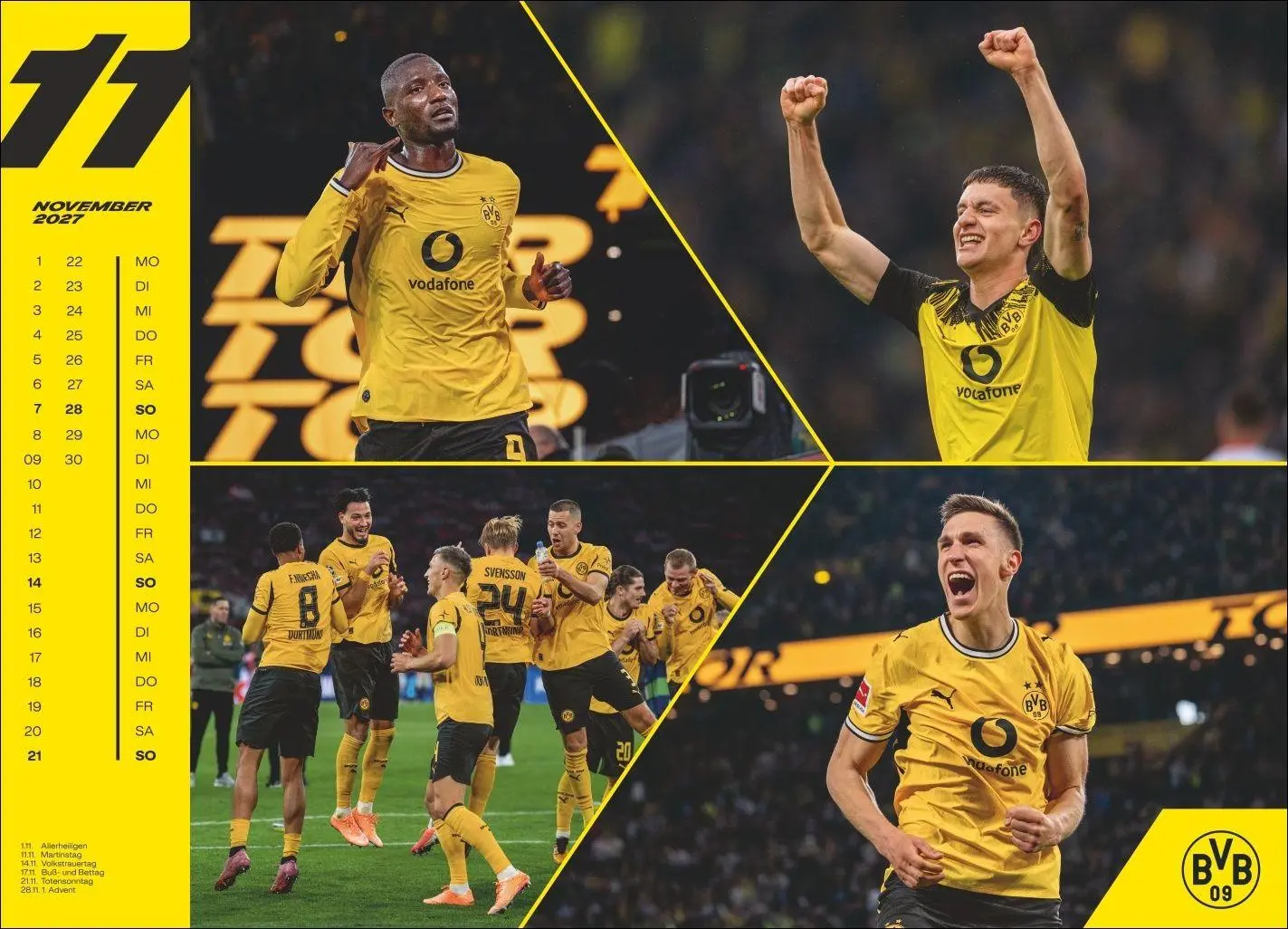 Bild: 9783756418367 | BVB Edition Kalender 2027 | Heye | Kalender | Bundesliga Kalender Heye