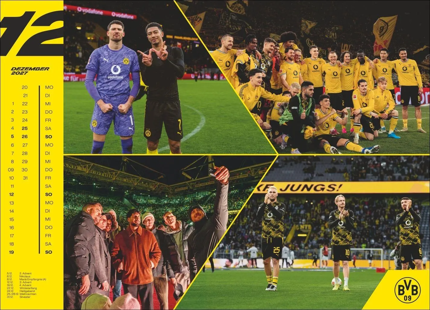 Bild: 9783756418367 | BVB Edition Kalender 2027 | Heye | Kalender | Bundesliga Kalender Heye