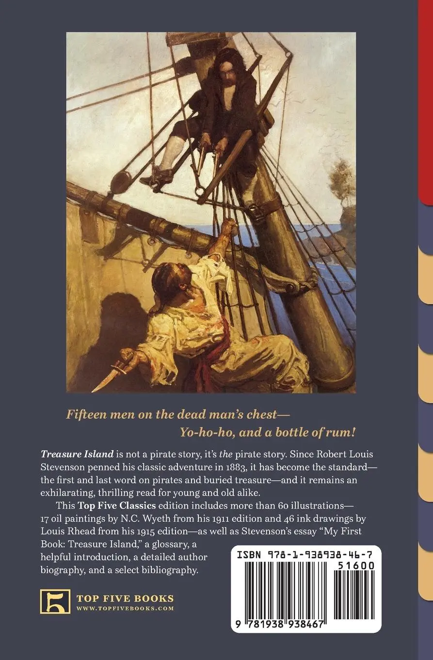 Rückseite: 9781938938467 | Treasure Island | Robert Louis Stevenson | Taschenbuch | Englisch