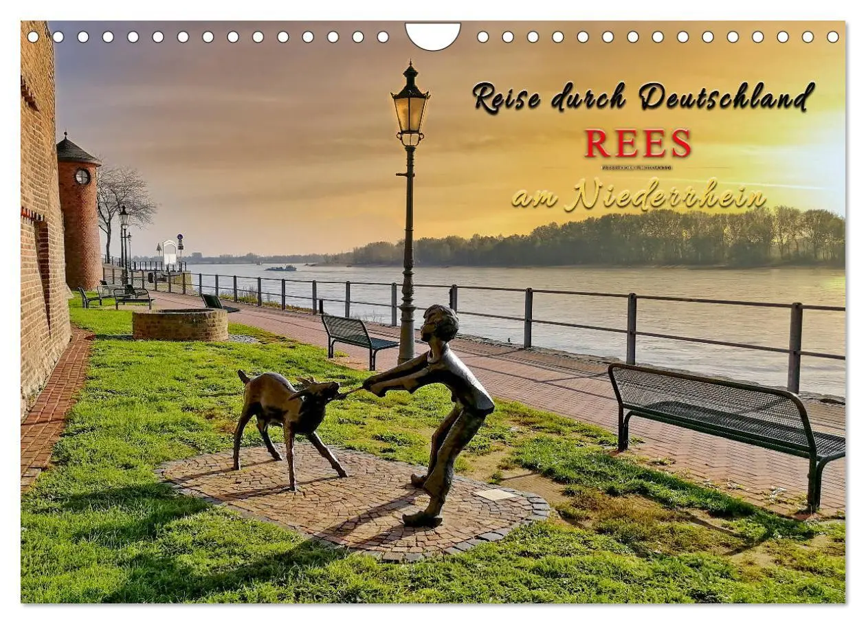 Cover: 9783457738467 | Reise durch Deutschland - Rees am Niederrhein (Wandkalender 2026...