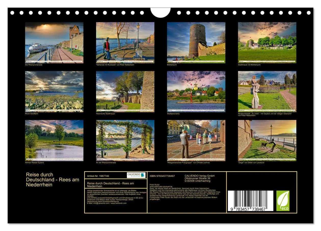 Bild: 9783457738467 | Reise durch Deutschland - Rees am Niederrhein (Wandkalender 2026...