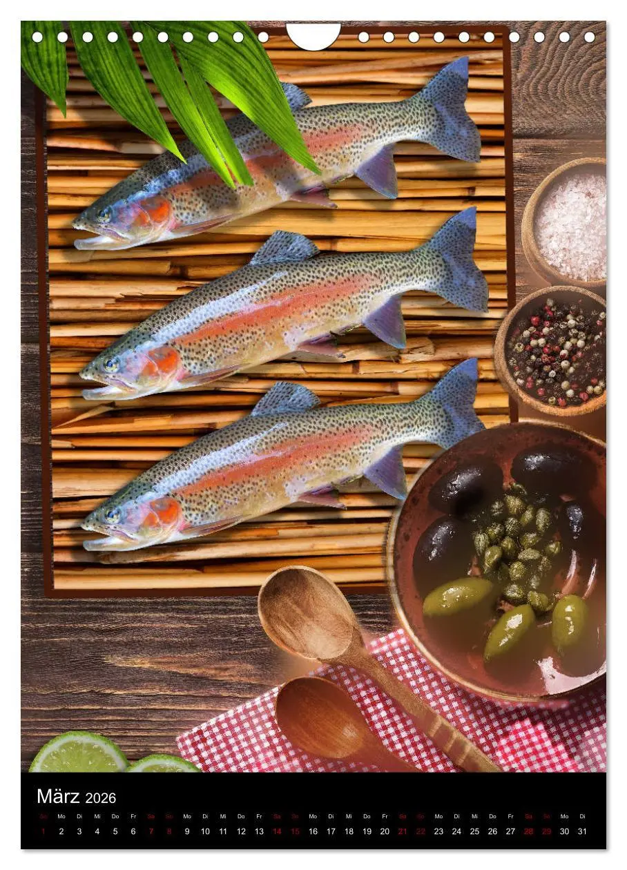 Bild: 9783516378467 | Fine Art Food (Wandkalender 2026 DIN A4 hoch), CALVENDO Monatskalender