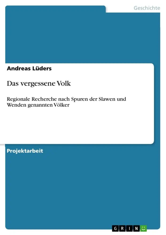 Cover: 9783640268467 | Das vergessene Volk | Andreas Lüders | Taschenbuch | Paperback | 36 S.
