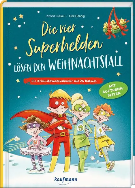 Cover: 9783780618467 | Die vier Superhelden lösen den Weihnachtsfall | Kristin Lückel | Buch