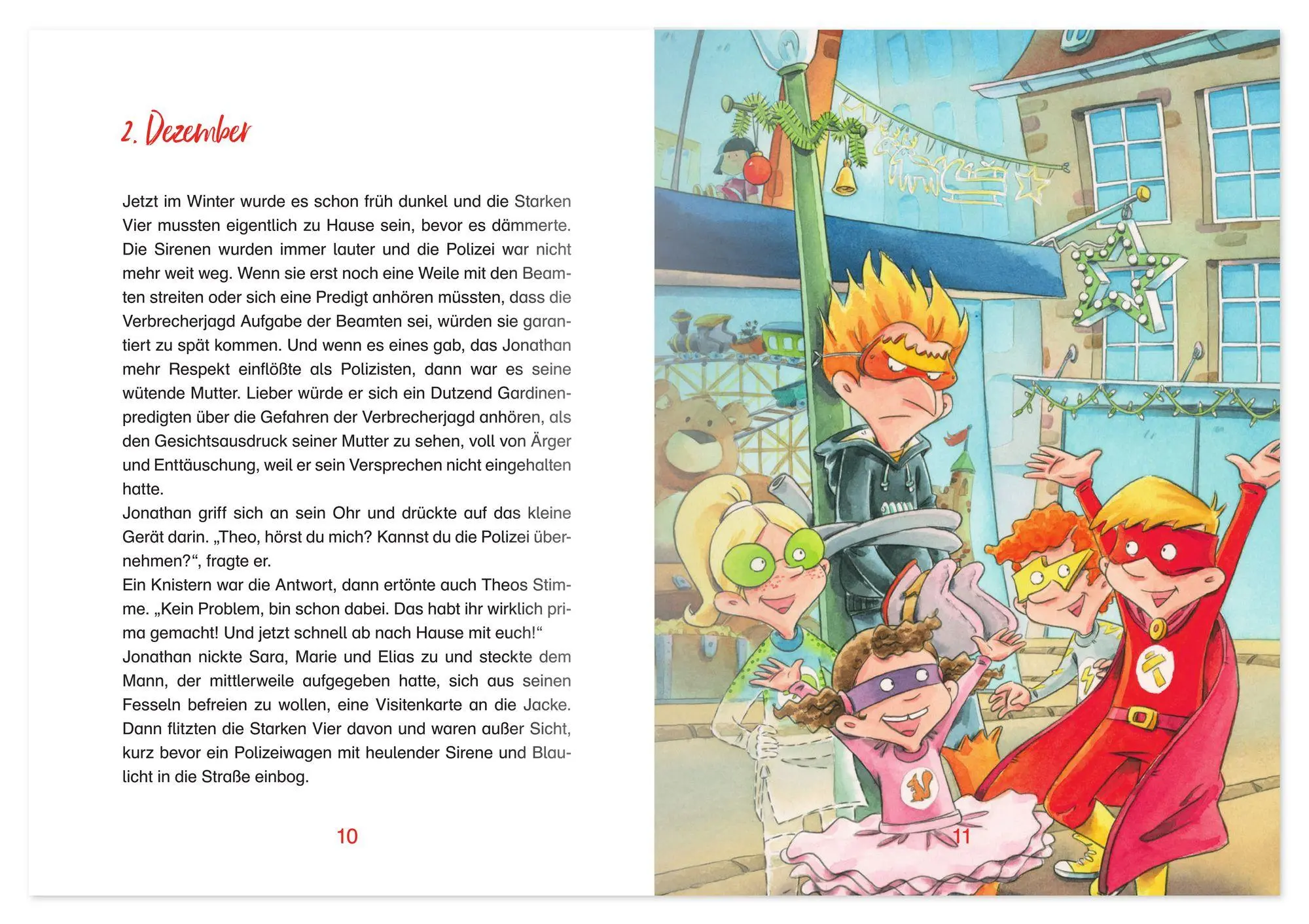 Bild: 9783780618467 | Die vier Superhelden lösen den Weihnachtsfall | Kristin Lückel | Buch