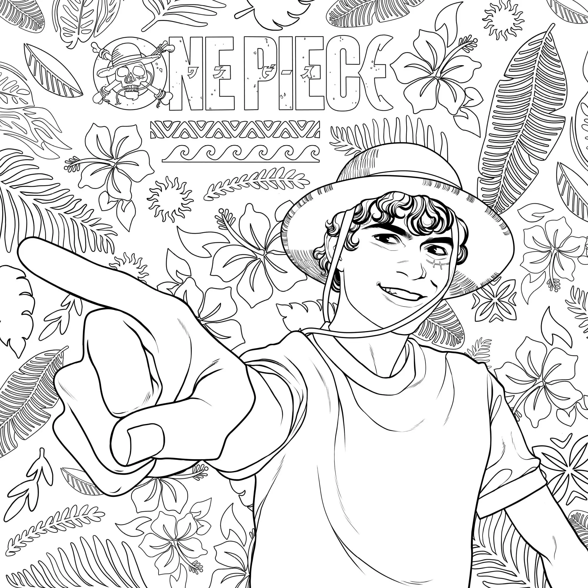 Bild: 9783833248467 | One Piece: Das offizielle Malbuch zur Live Action-Serie | Malbuch