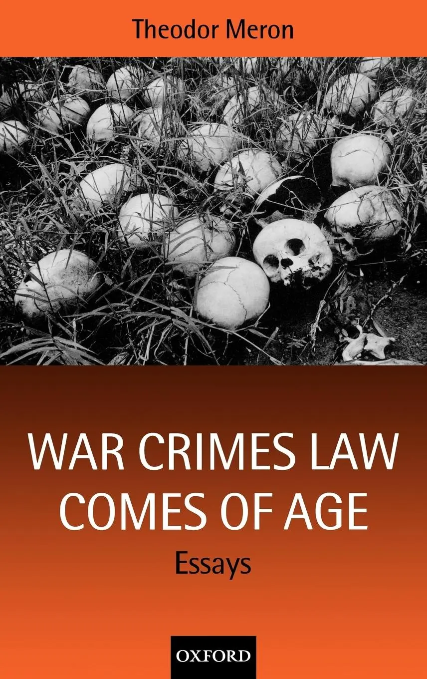 Cover: 9780198268567 | War Crimes Law Comes of Age | Essays | Theodor Meron | Buch | Gebunden