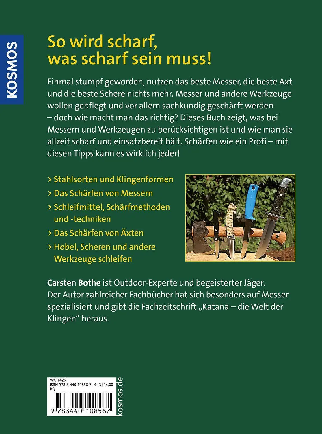 Bild: 9783440108567 | Messer schärfen wie die Profis | Carsten Bothe | Buch | 98 S. | 2006