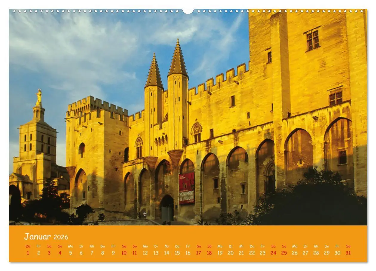Bild: 9783457278567 | Quer durch Südfrankreich (Wandkalender 2026 DIN A2 quer), CALVENDO...