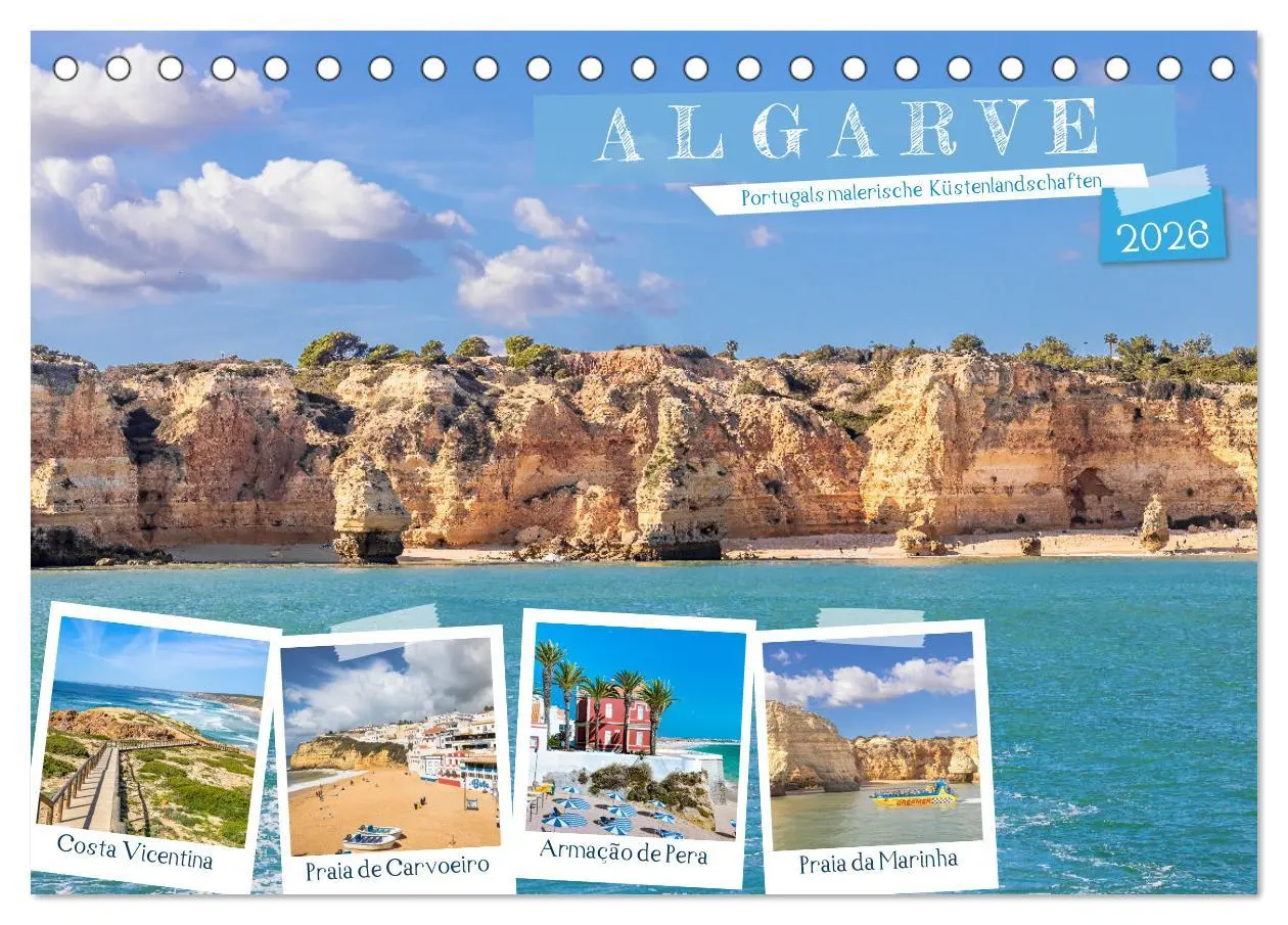 Cover: 9783457588567 | Algarve - Portugals malerische Küstenlandschaften (Tischkalender...
