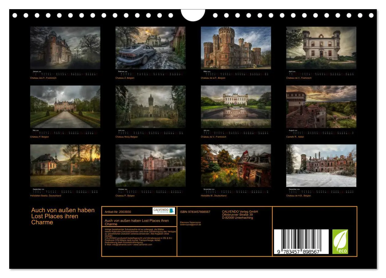 Bild: 9783457898567 | Auch von außen haben Lost Places ihren Charme (Wandkalender 2026...
