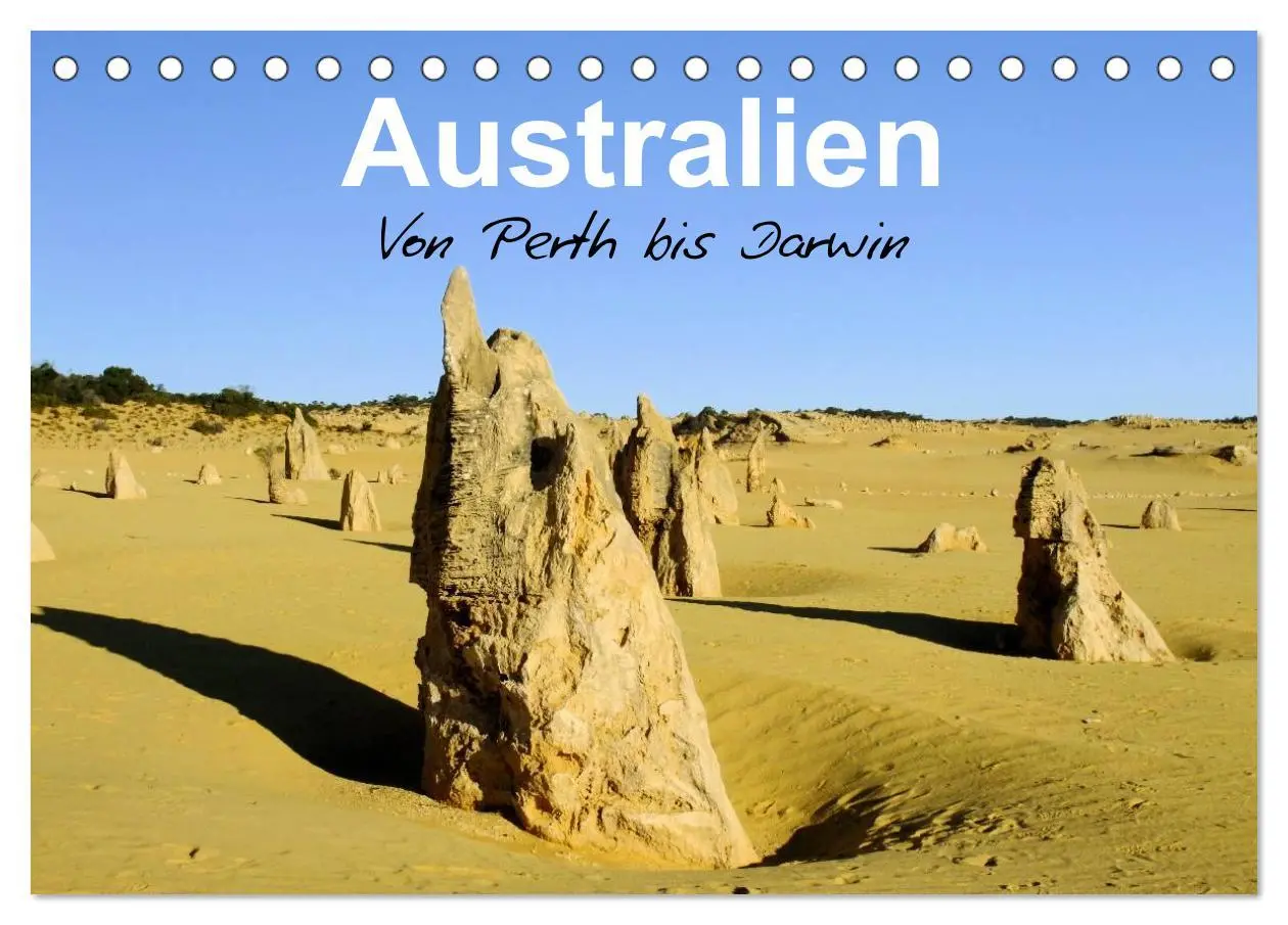 Cover: 9783516128567 | Australien - Von Perth bis Darwin (Tischkalender 2026 DIN A5 quer),...