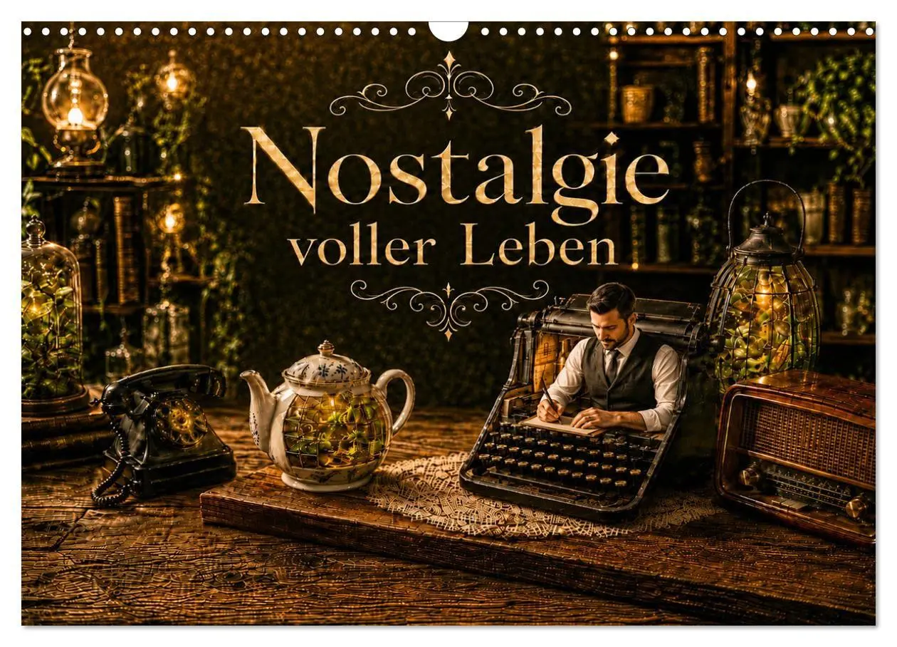 Cover: 9783594278567 | Nostalgie voller Leben (Wandkalender 2027 DIN A3 quer), CALVENDO...