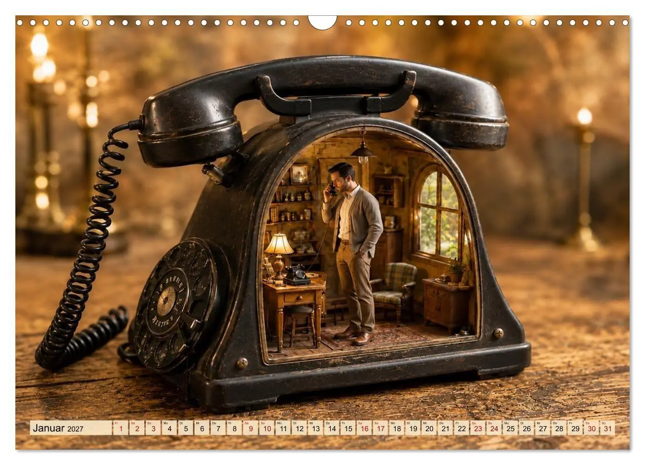 Bild: 9783594278567 | Nostalgie voller Leben (Wandkalender 2027 DIN A3 quer), CALVENDO...