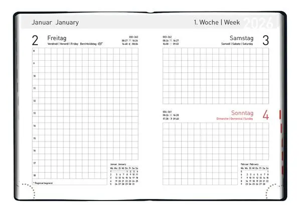 Bild: 9783731888567 | Handwerker-Kalender PVC schwarz 2026 | Verlag Korsch | Buch | 336 S.