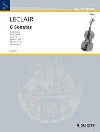 Cover: 9783795798567 | Sonaten(6) 1 Opus 12 2Vla. | Jean-Marie Leclair | Edition Schott