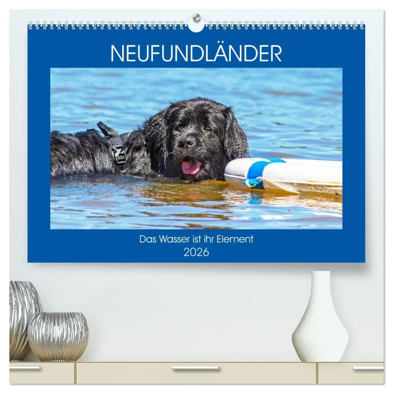 Cover: 9783457718667 | Neufundländer - Das Wasser ist ihr Element (hochwertiger Premium...
