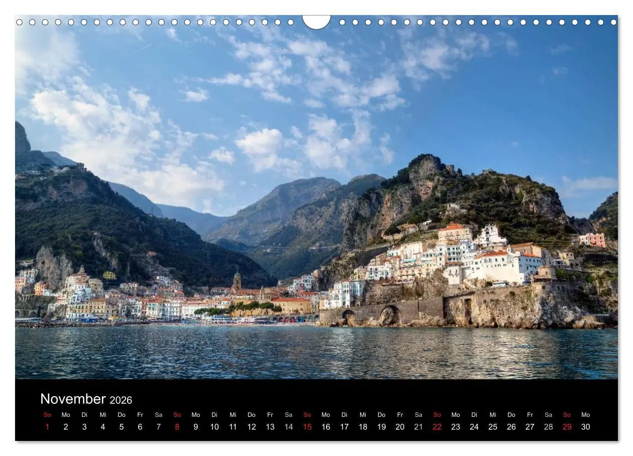 Bild: 9783516048667 | Amalfiküste und Capri (Wandkalender 2026 DIN A3 quer), CALVENDO...
