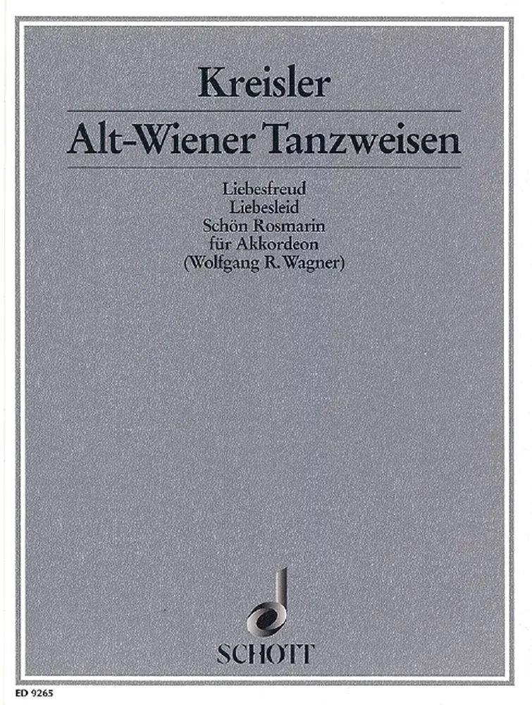 Cover: 9790001128667 | Alt Wiener Tanzweisen | Liebesfreud / Liebesleid / Schon Rosmarin