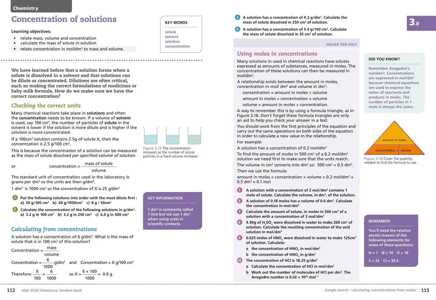 Bild: 9780008158767 | Collins GCSE Science - Aqa GCSE (9-1) Chemistry | Student Book | Buch