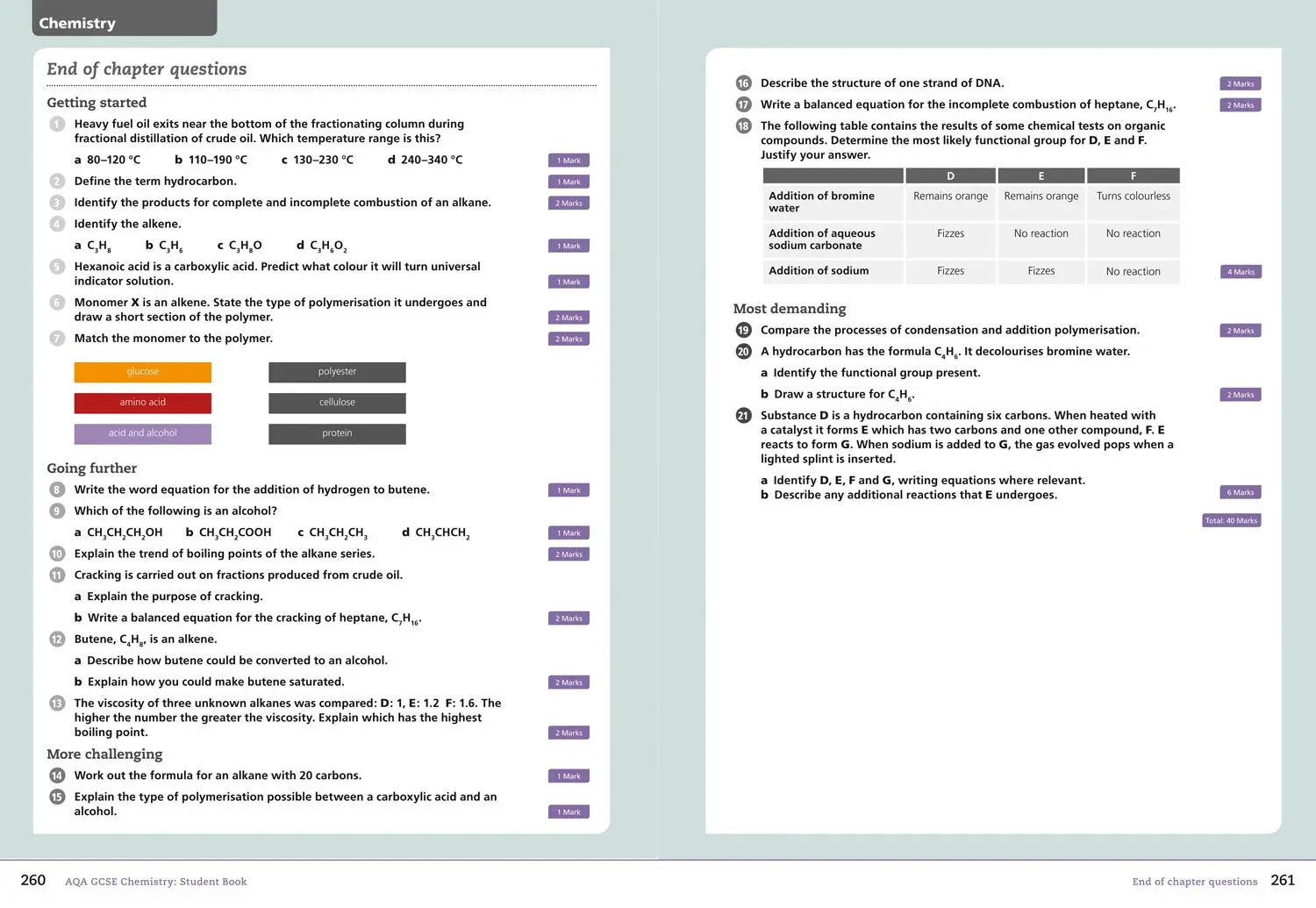 Bild: 9780008158767 | Collins GCSE Science - Aqa GCSE (9-1) Chemistry | Student Book | Buch