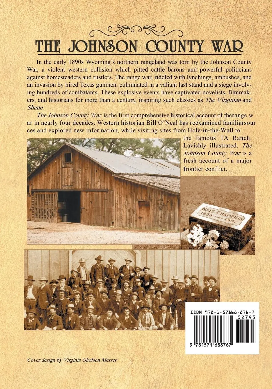 Rückseite: 9781571688767 | The Johnson County War | Bill O'Neal | Taschenbuch | Englisch | 2004