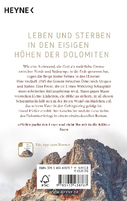 Bild: 9783453438767 | Die Rote Wand | David Pfeifer | Taschenbuch | 288 S. | Deutsch | 2017