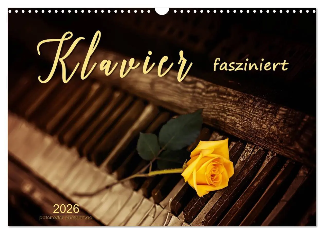 Cover: 9783457948767 | Klavier fasziniert (Wandkalender 2026 DIN A3 quer), CALVENDO...