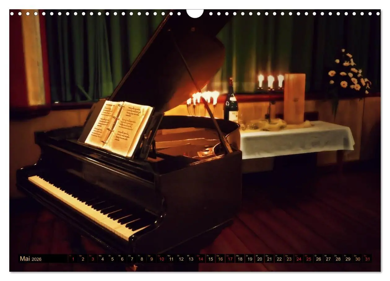 Bild: 9783457948767 | Klavier fasziniert (Wandkalender 2026 DIN A3 quer), CALVENDO...