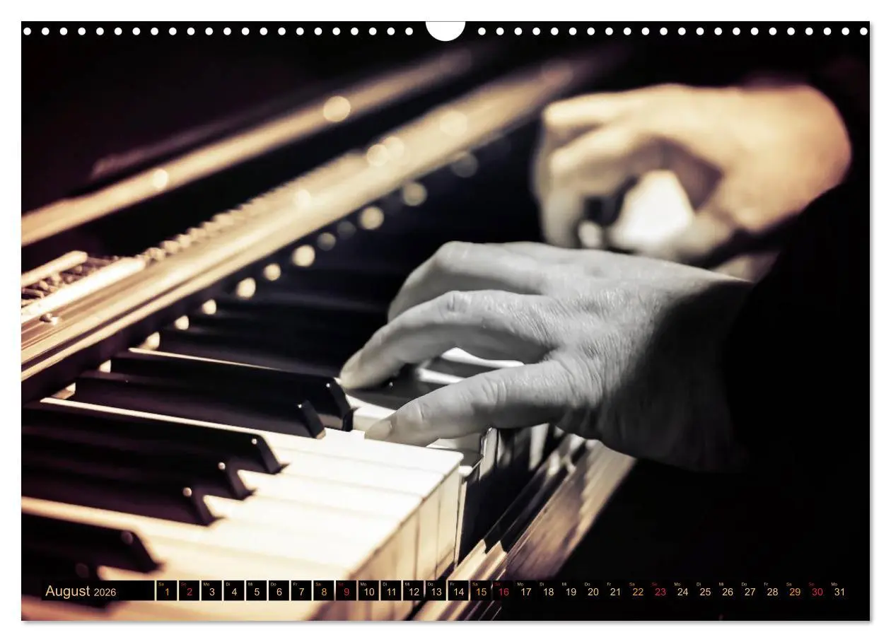 Bild: 9783457948767 | Klavier fasziniert (Wandkalender 2026 DIN A3 quer), CALVENDO...
