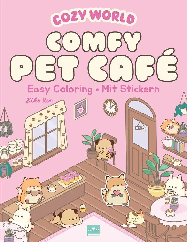Cover: 9783741528767 | Cozy World - Comfy Pet Café (mit Stickern) | Ullmann Medien | Buch