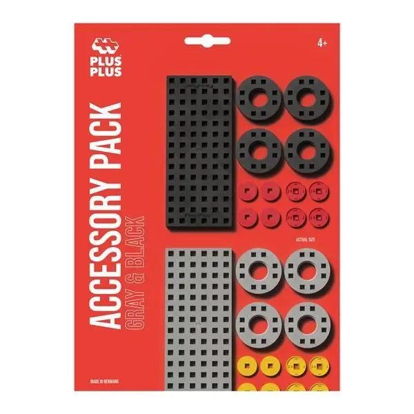 Cover: 5710409108867 | Plus-Plus Zubehörset mit Räder, grau/schwarz | 9603965 | 2024