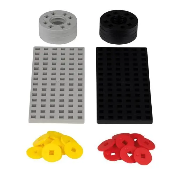 Bild: 5710409108867 | Plus-Plus Zubehörset mit Räder, grau/schwarz | 9603965 | 2024
